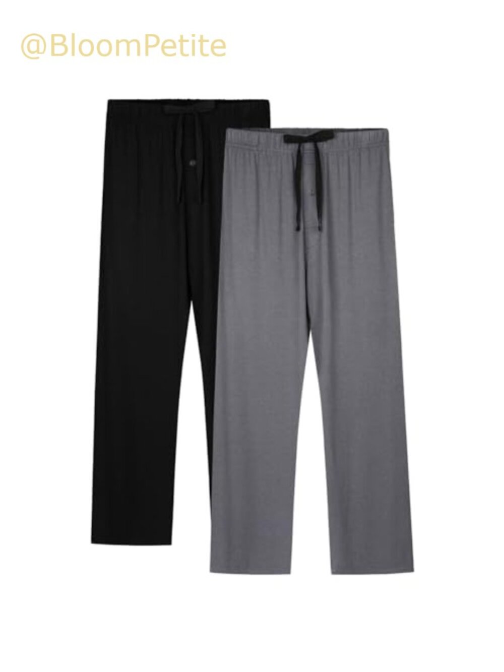 Men's Bamboo Viscose Pajama Pants Lightweight Sleep Bottoms with Pockets